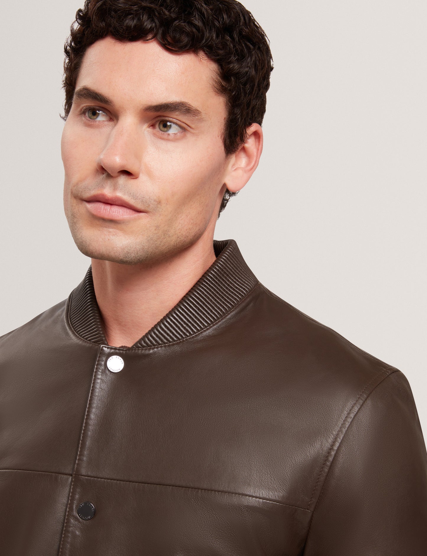 LEEAMS: Premium Leather Bomber Jacket
