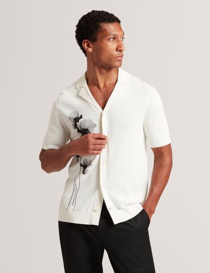 DAFFID: SS Knitted Floral Shirt