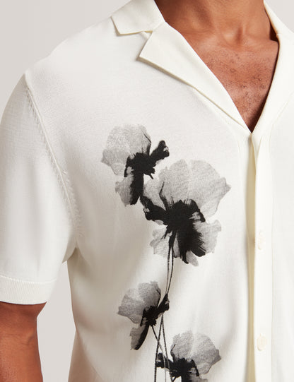 DAFFID: SS Knitted Floral Shirt