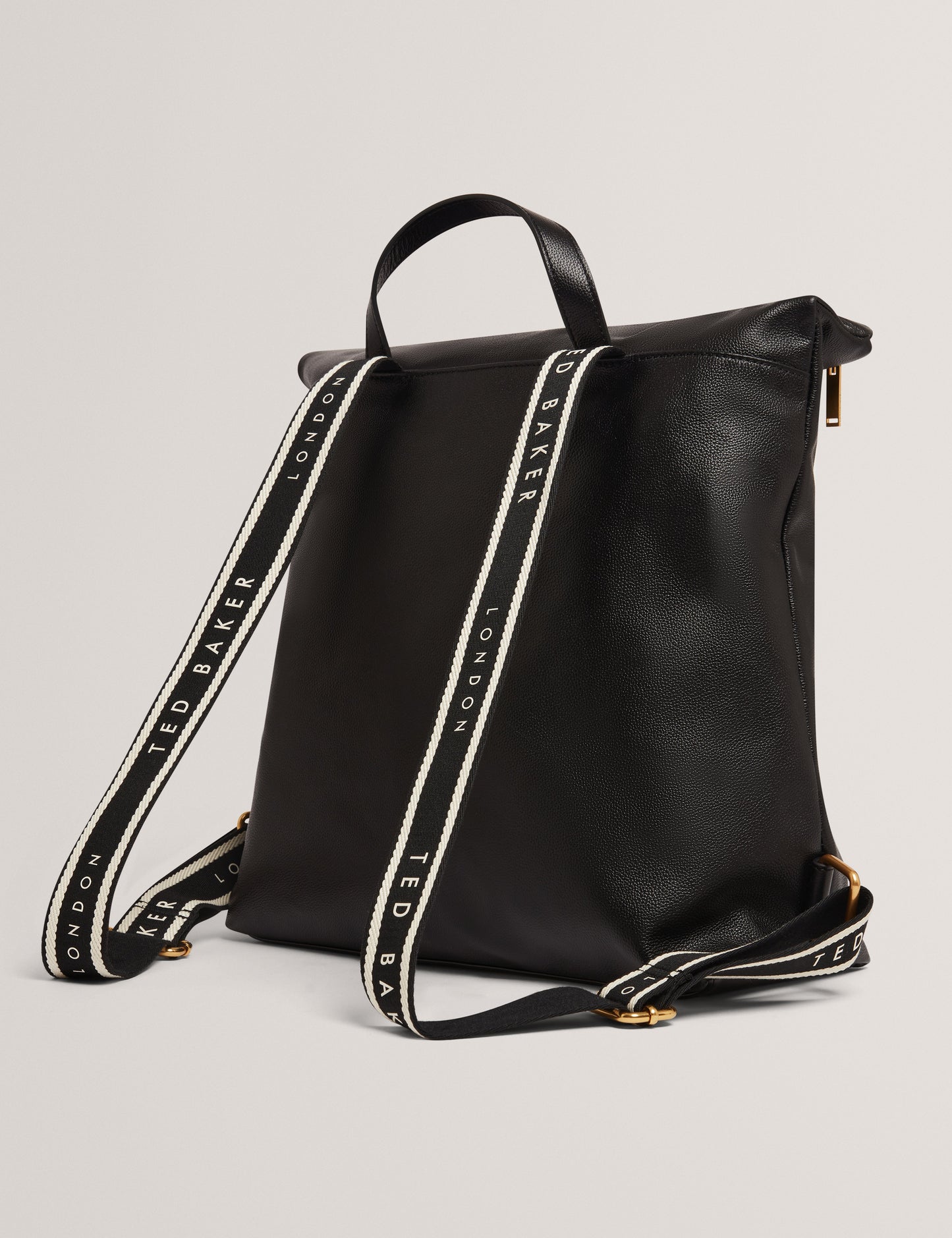 Women's LUCCEA-Webbing Leather Backpack