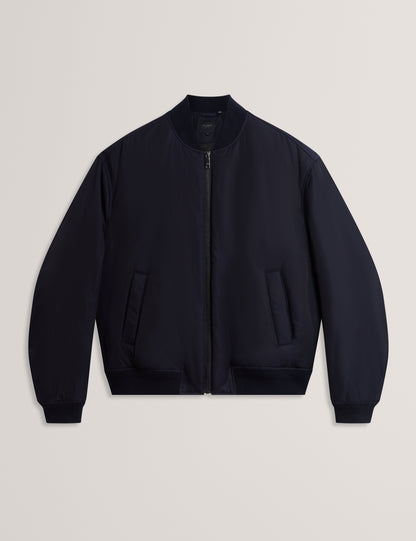 BOMBARD: Relaxed Fit Nylon MA1 Bomber Jacket