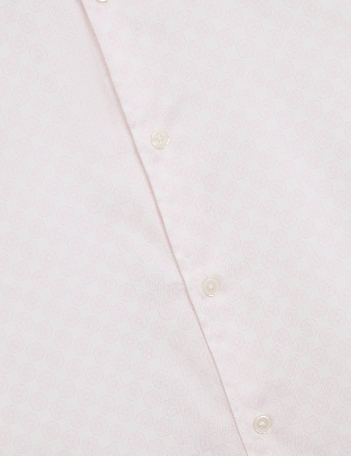 SEFSHO: SS Slim Fit Circle Geo Print Shirt