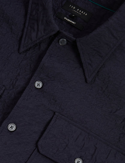 GENTIL: Jacquard Overshirt
