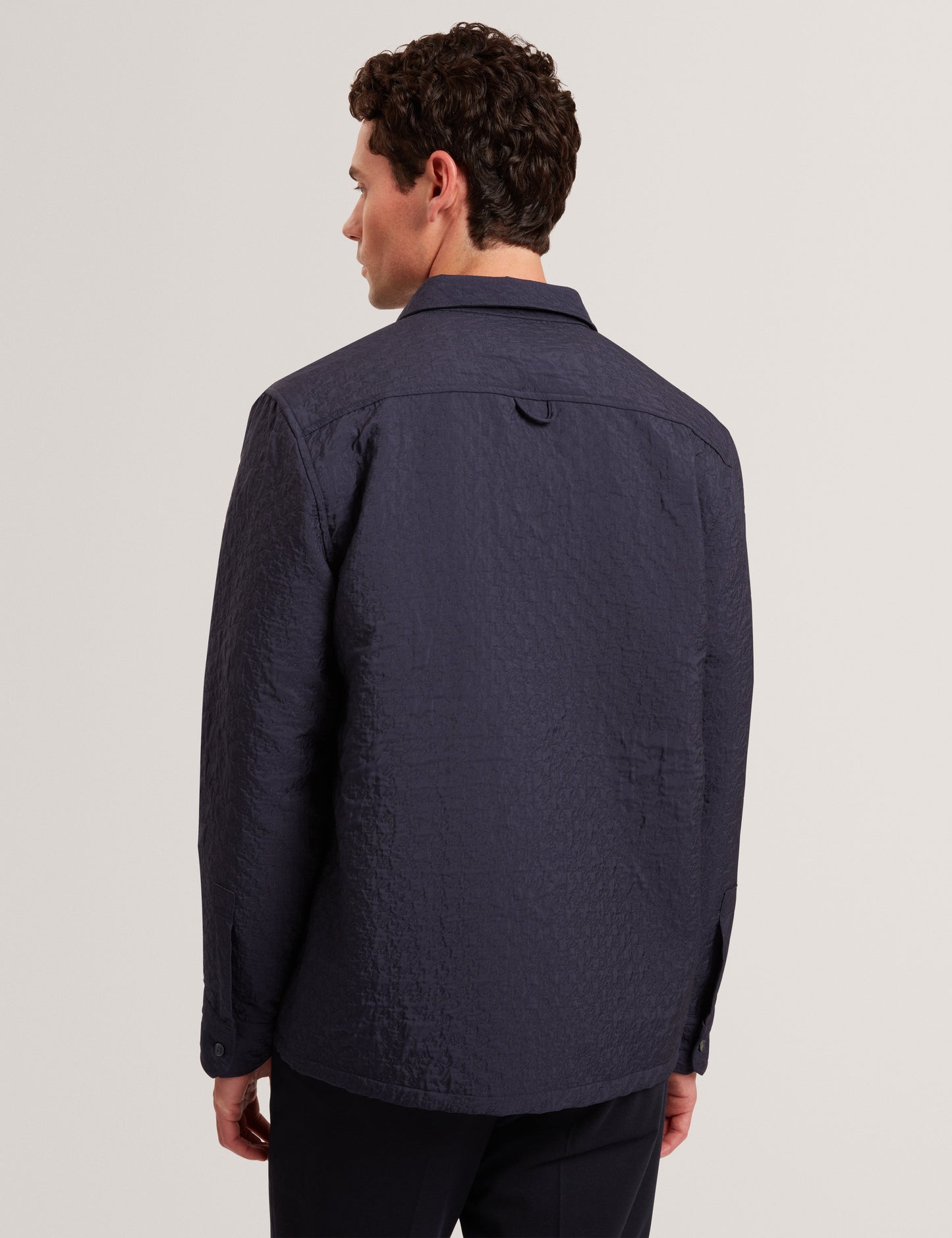 GENTIL: Jacquard Overshirt
