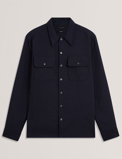 GENTIL: Jacquard Overshirt