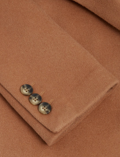 ALERTON: Slim Fit Wool Blend City Overcoat