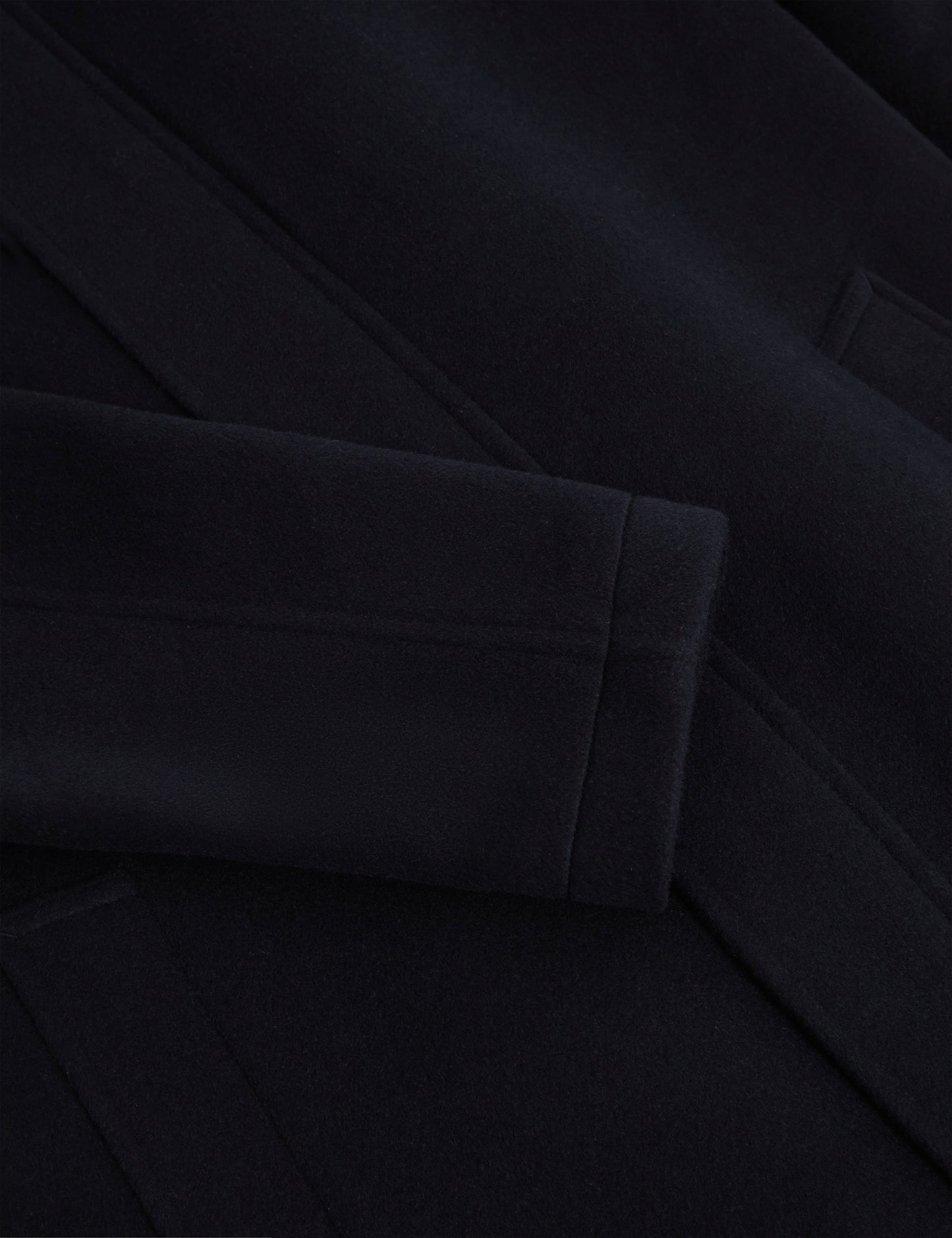 MORLEEY: Wool Blend Funnel Neck Coat