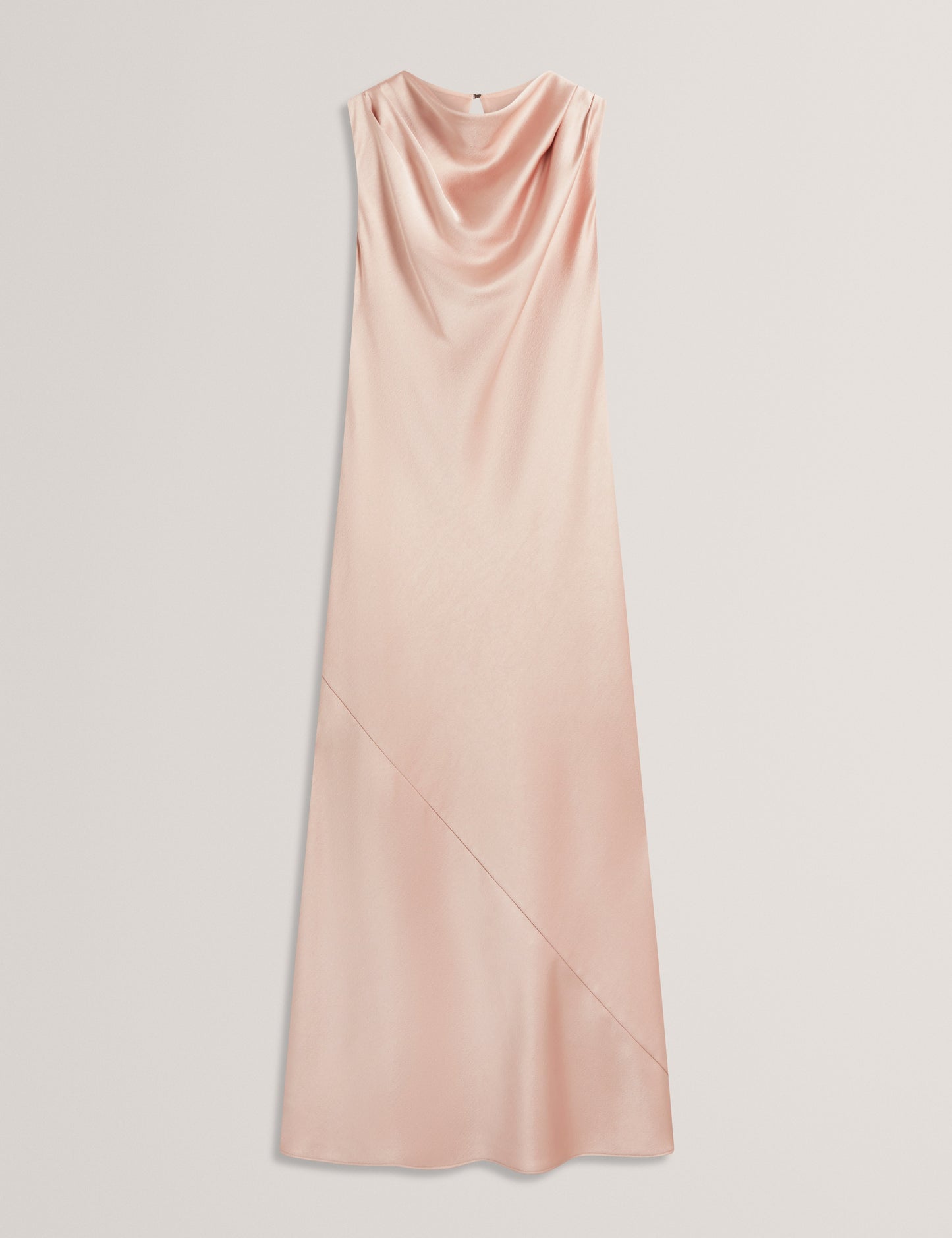 LIIMAA: Drape Neck Midi Dress