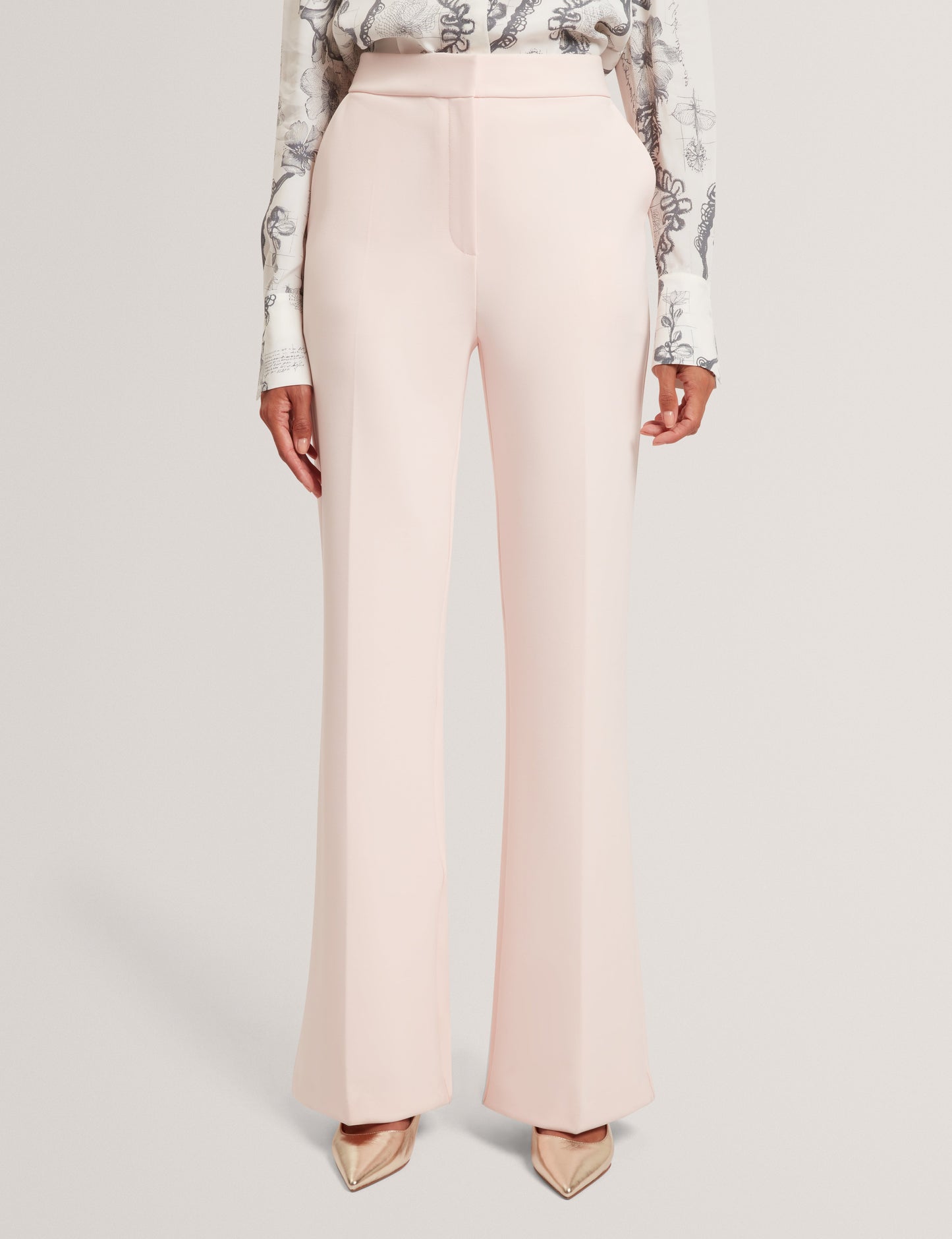 INDRIV: High Waisted Flare Trouser