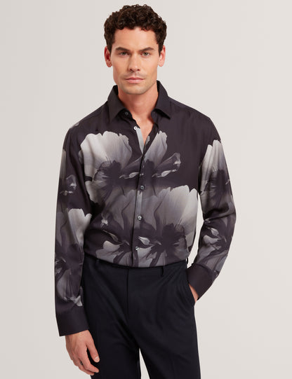 AMUND: LS Regular Fit Placement Floral
