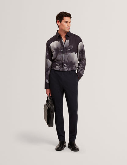 AMUND: LS Regular Fit Placement Floral