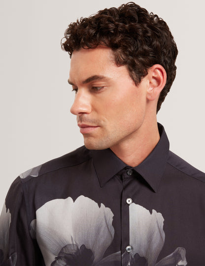 AMUND: LS Regular Fit Placement Floral