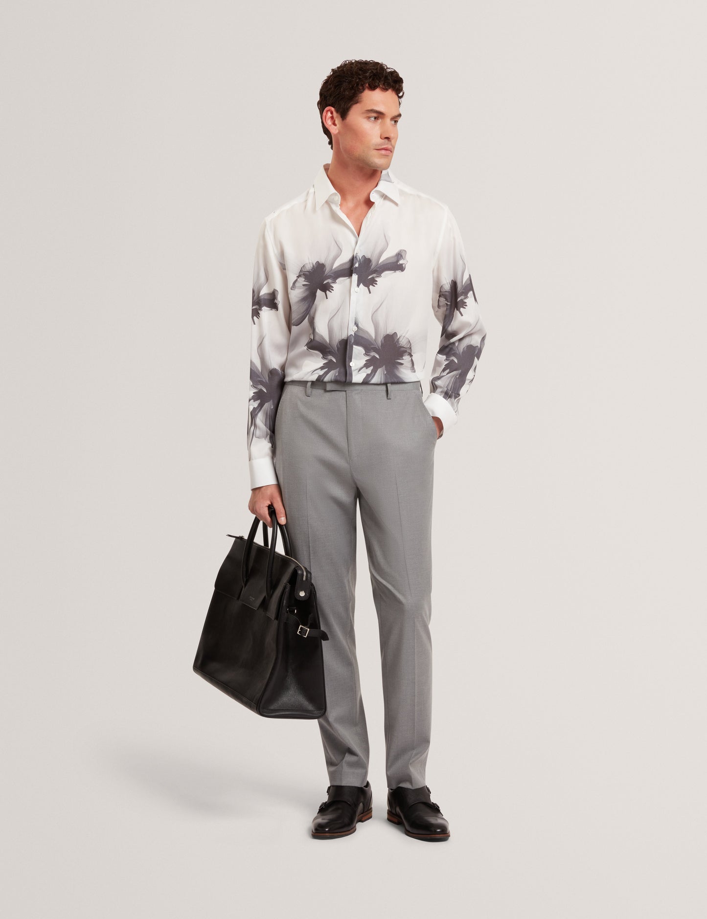 AMUND: LS Regular Fit Placement Floral