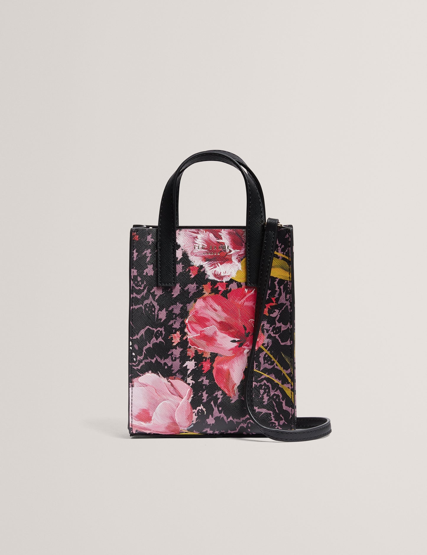 TALURA: Floral Printed Mini Icon Bag
