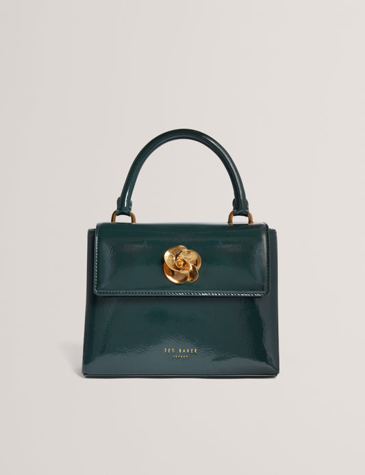 ROSEAU: Rose Detail Mini Crinkle Bag