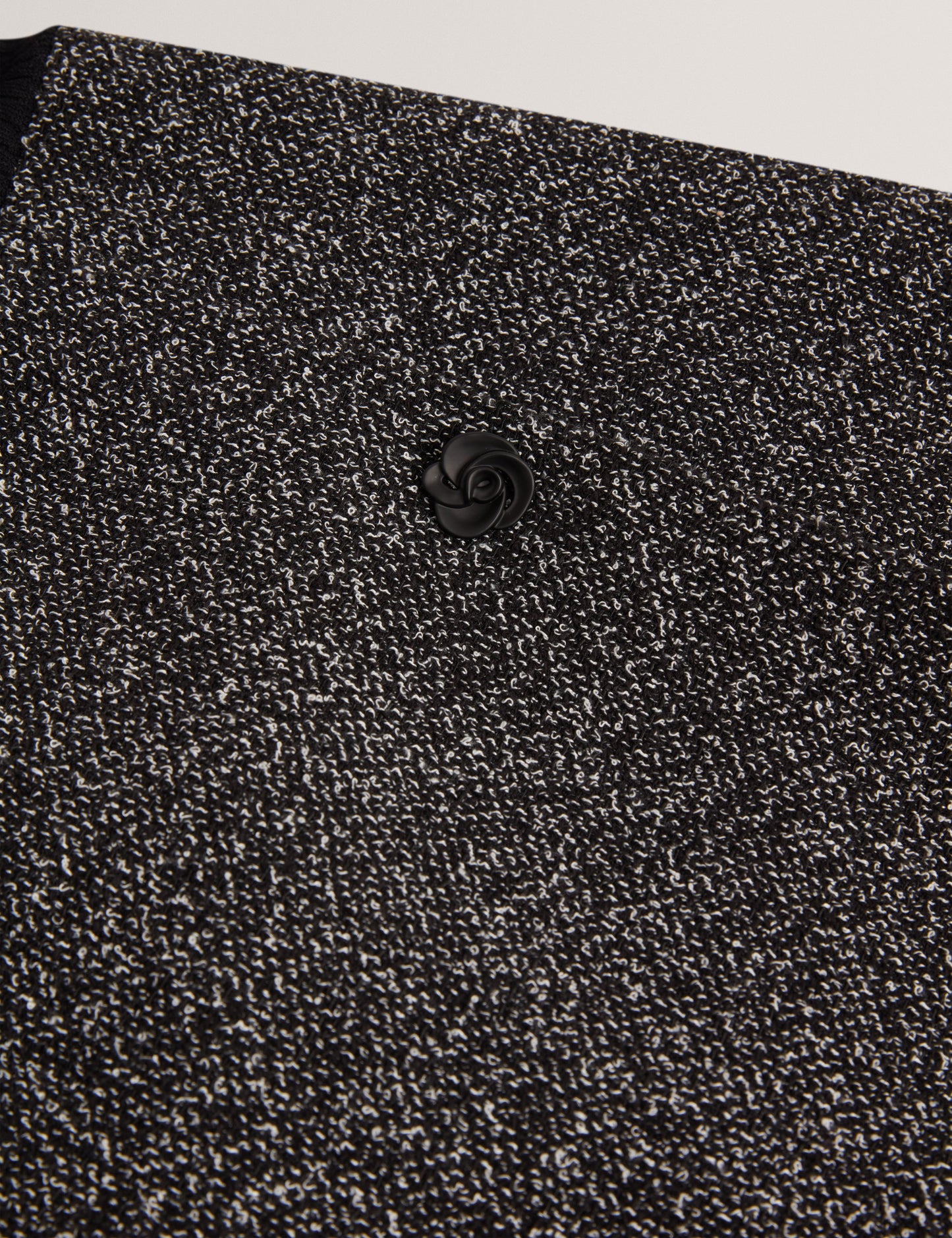 EKAAD: Tailored Boucle Dress with Knitted Top
