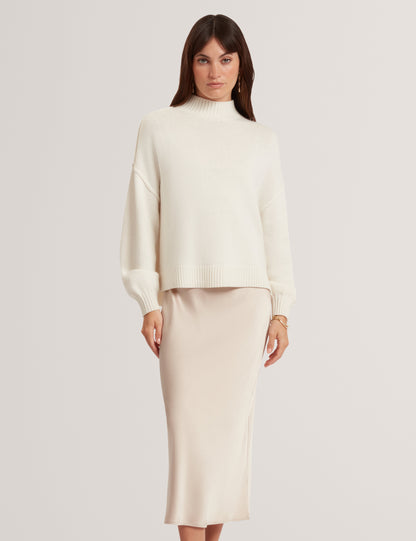 HARISA: 2 in 1 Knitted Jumper With Slip Dress