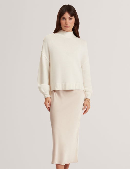 HARISA: 2 in 1 Knitted Jumper With Slip Dress