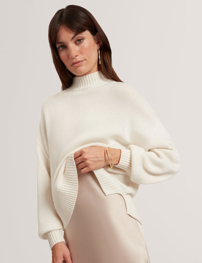 HARISA: 2 in 1 Knitted Jumper With Slip Dress