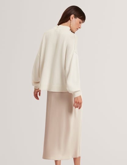 HARISA: 2 in 1 Knitted Jumper With Slip Dress