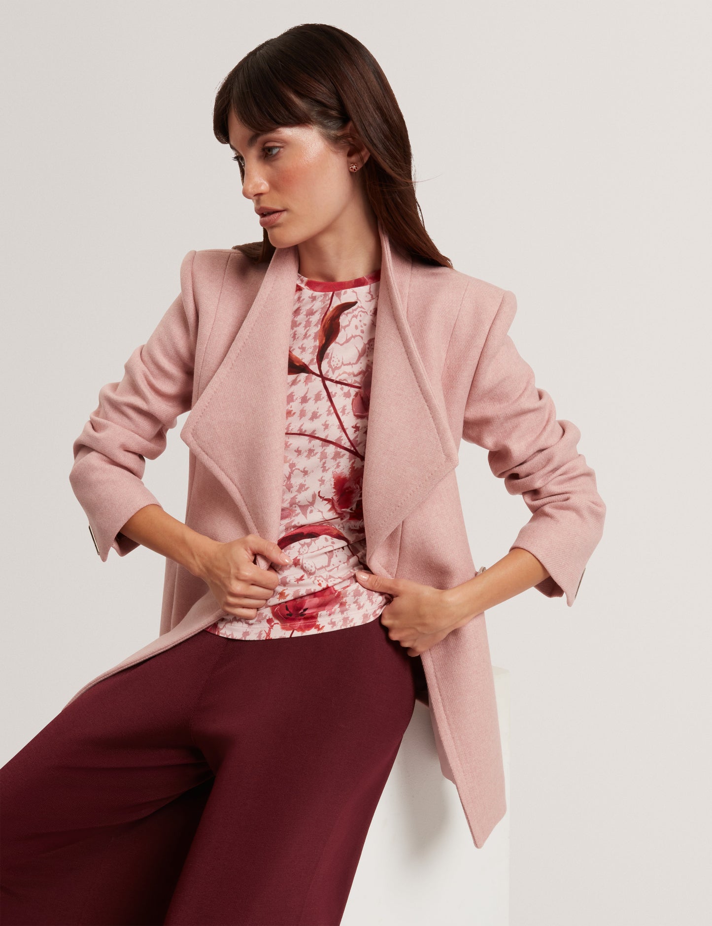 SORRENA: Printed Fitted Tee