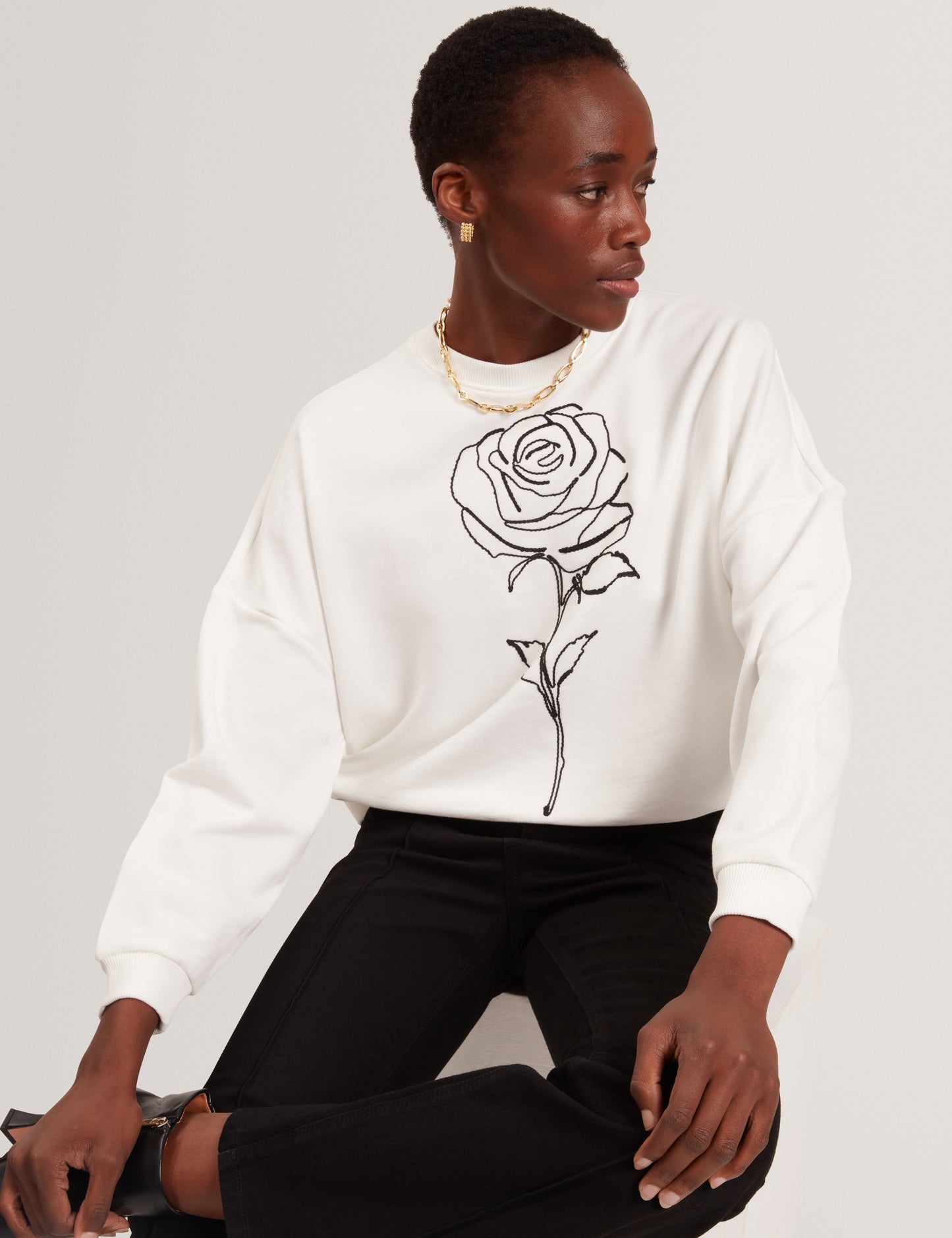 MARSSIA: Printed Sweatshirt