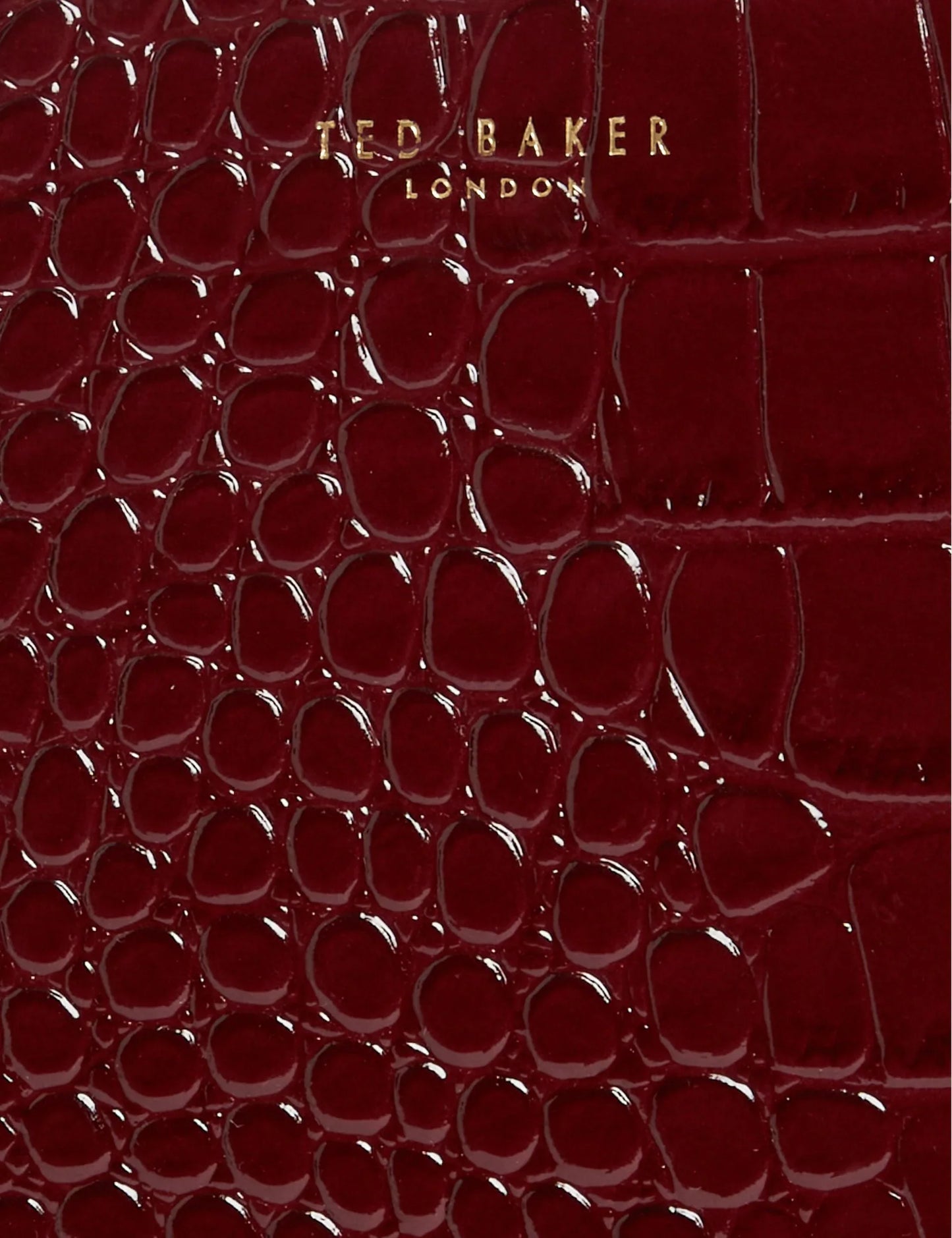 WENONAA: Croc Effect Small Icon Bag