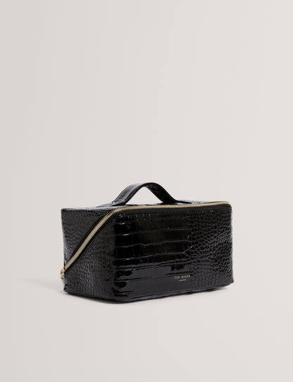 Women's VIEDA-Croc Effect Small Makeup Bag