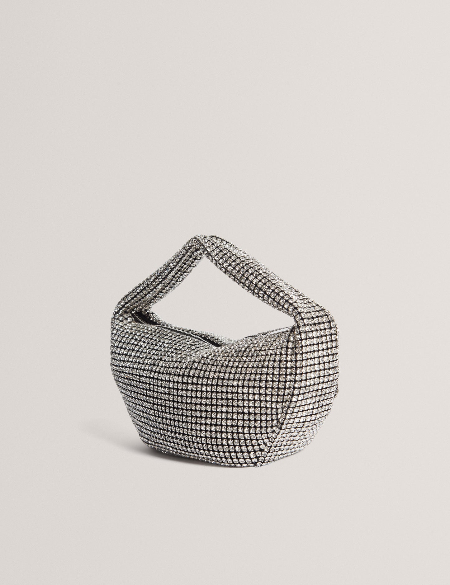 CRYSTIZ: Medium Crystal Slouchy Hobo Bag