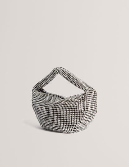 CRYSTIZ: Medium Crystal Slouchy Hobo Bag