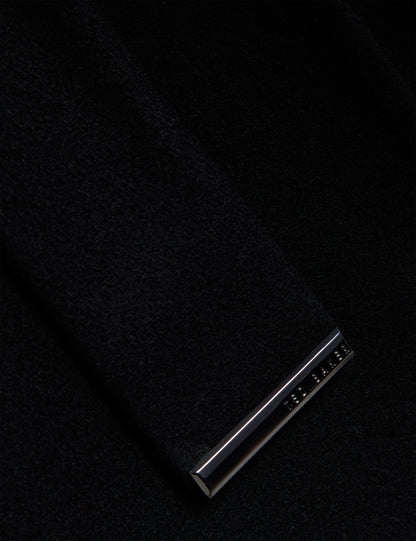 ROSESS: Short Belted Wool Wrap Coat