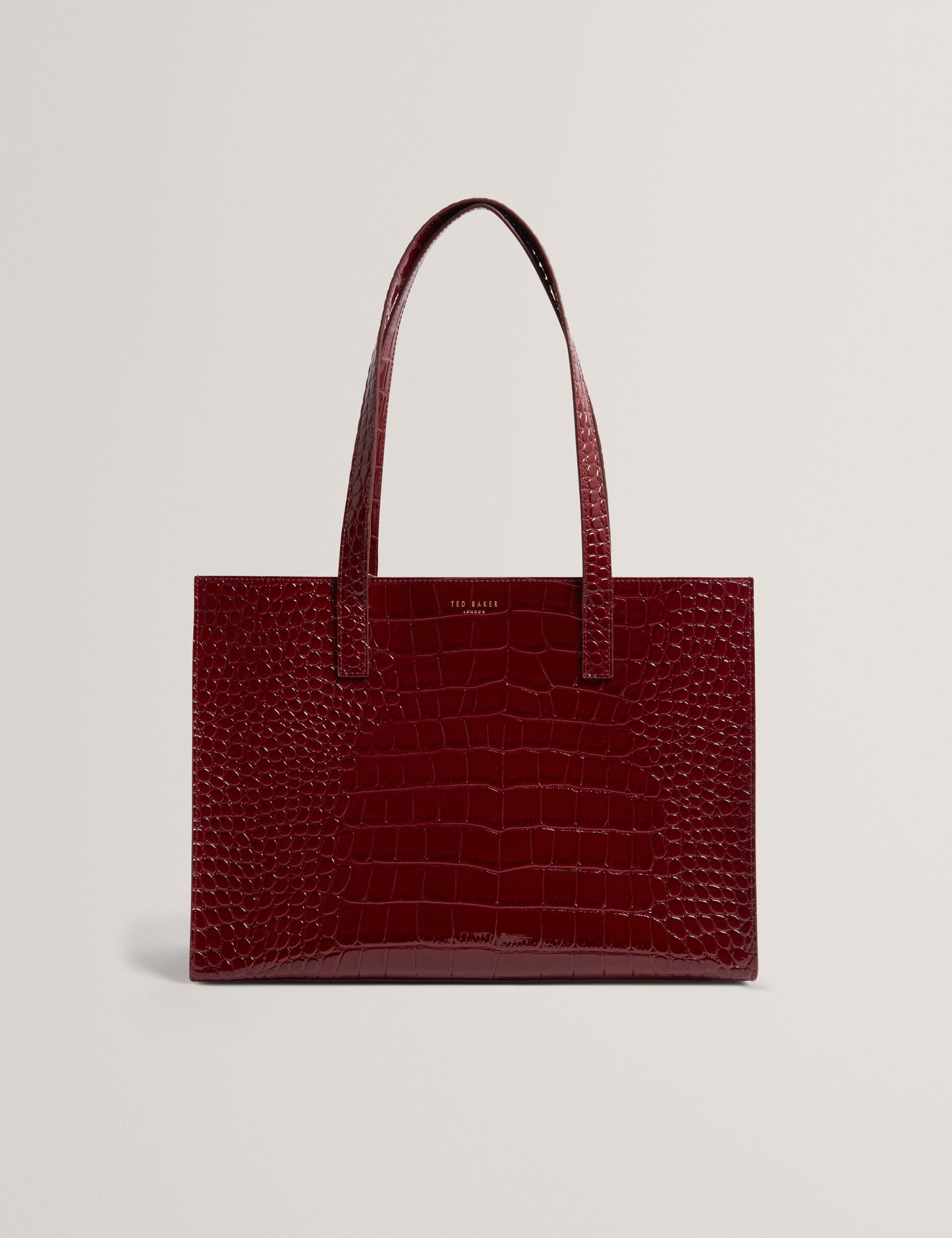 WELONA: Elongated Croc Icon Bag