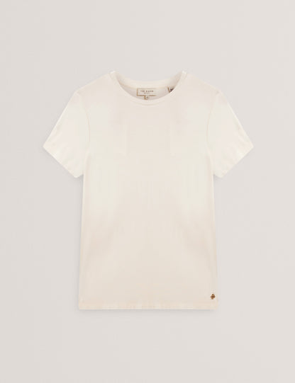 LARNAA: Short Sleeve Fitted Tee
