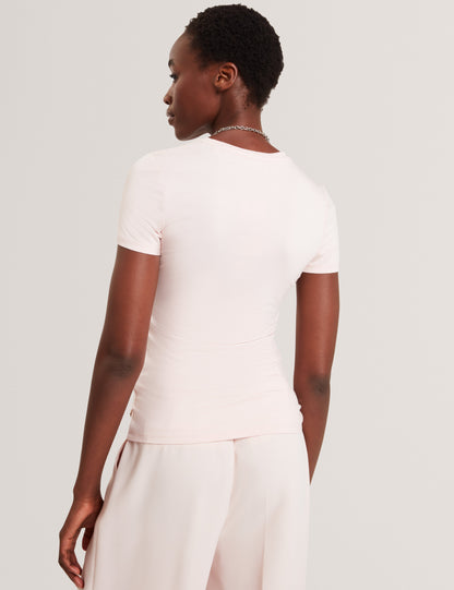 LARNAA: Short Sleeve Fitted Tee