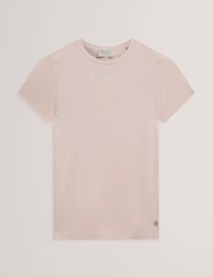 LARNAA: Short Sleeve Fitted Tee