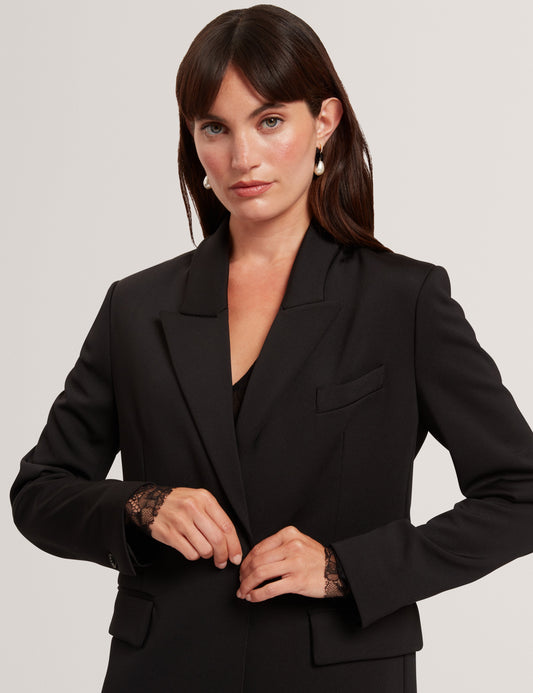 INDRI: Relaxed Tailored Ponte Blazer