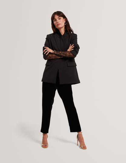 INDRI: Relaxed Tailored Ponte Blazer