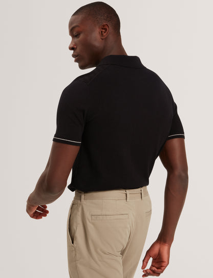 CHAPAL: Chevron Stitch Polo
