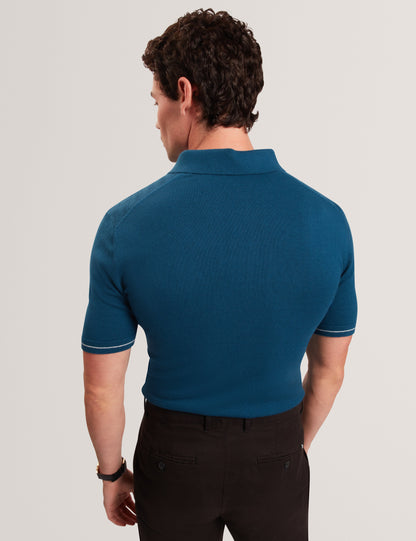 CHAPAL: Chevron Stitch Polo