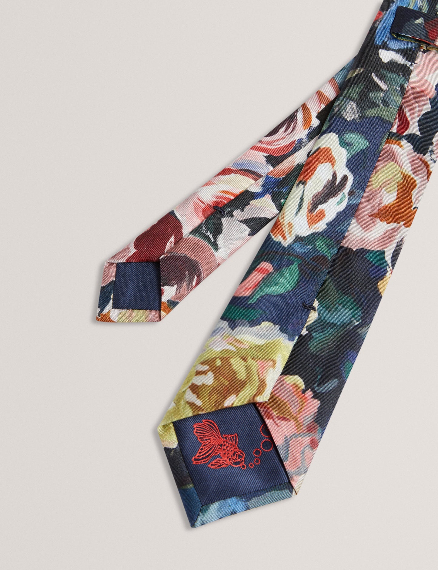 ETTORE: Bold Floral Silk Printed Tie