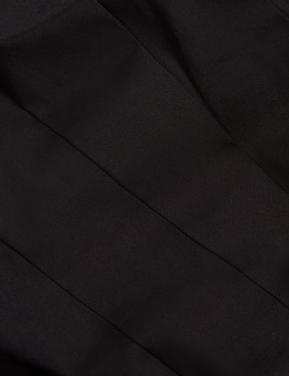 HAZZIA: Seam Detail Bubble Hem Midi Dress