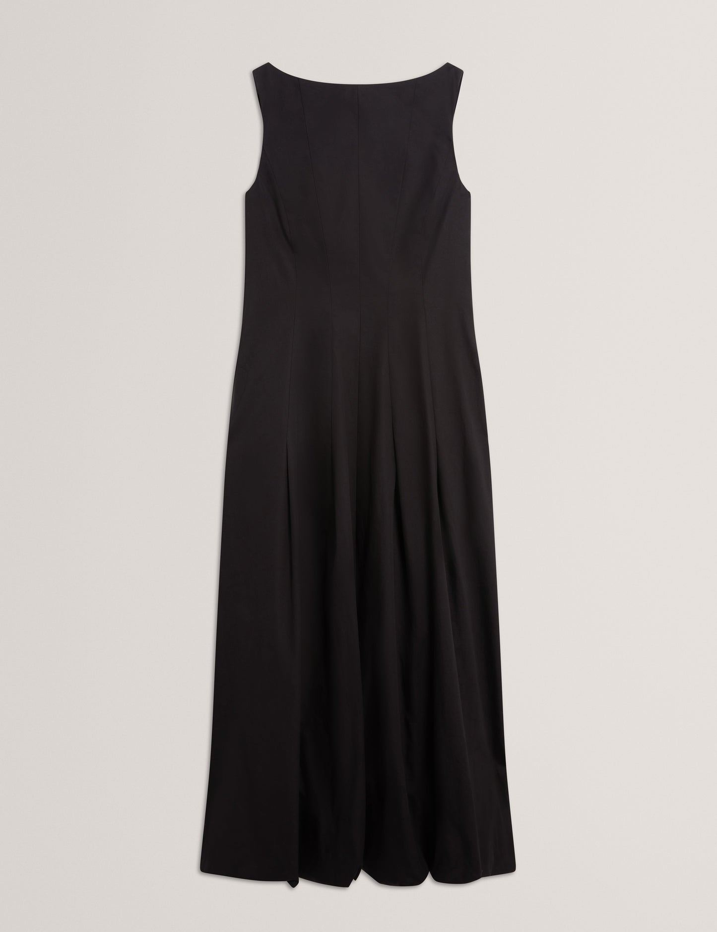 HAZZIA: Seam Detail Bubble Hem Midi Dress