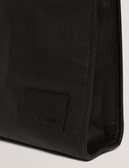 GRIFFIS: Leather North South Tote
