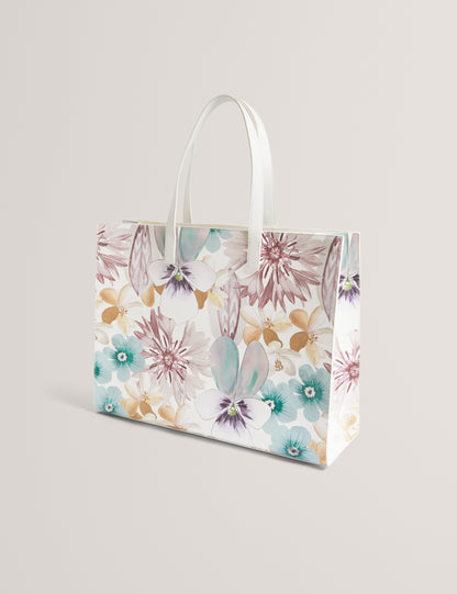 HALEEN: Petal Print Extra Large Icon Bag