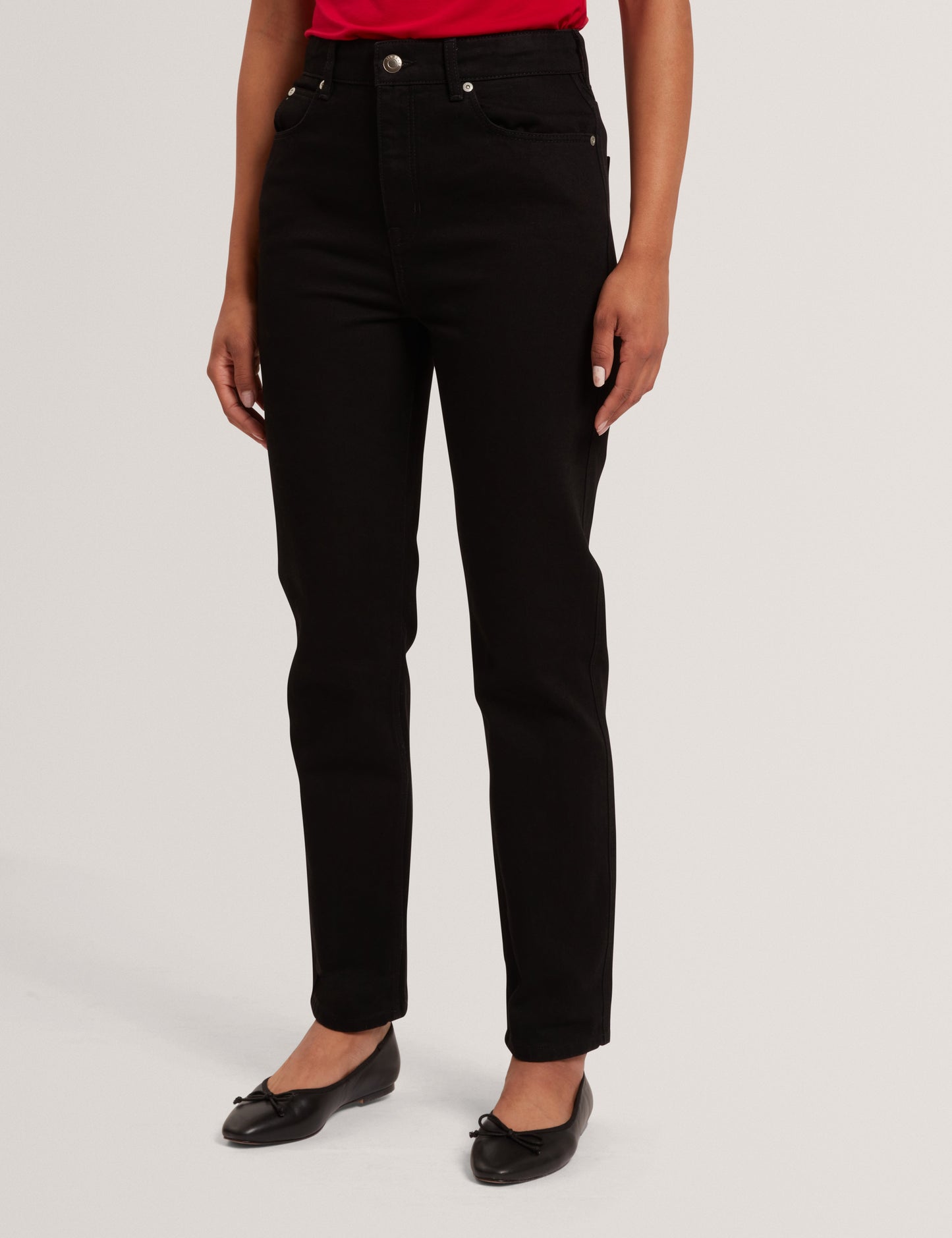SANZAN: Mid Rise Slim Jeans