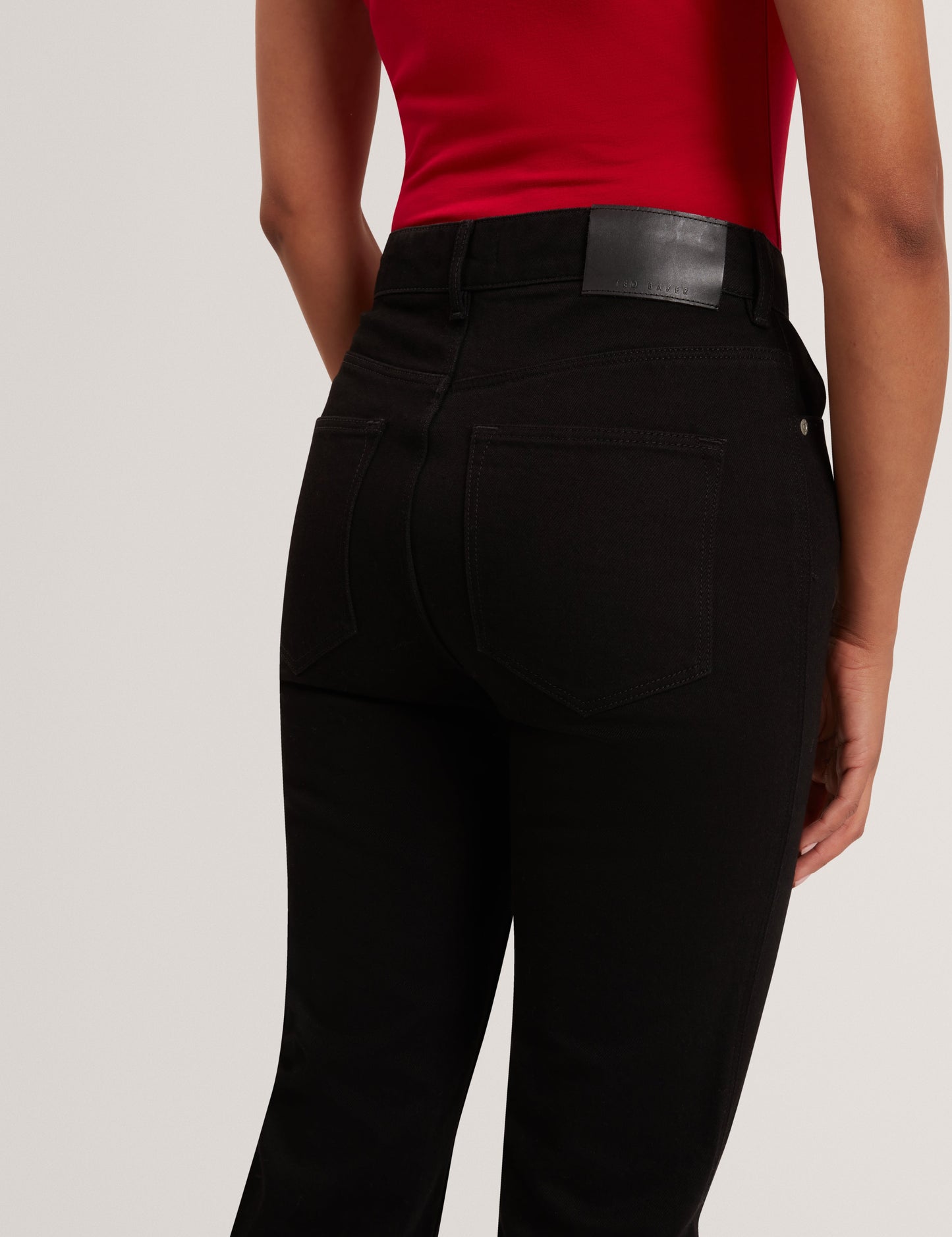 SANZAN: Mid Rise Slim Jeans