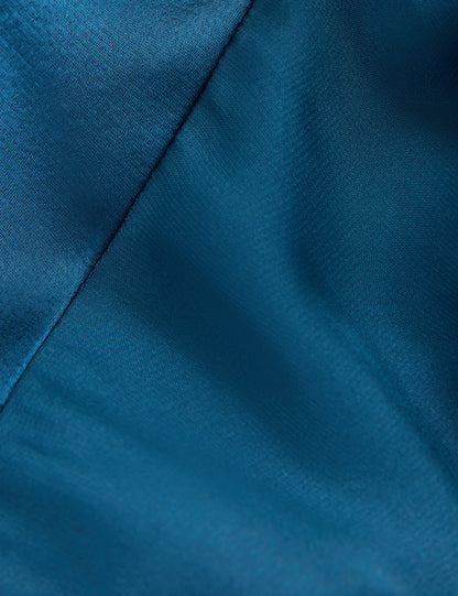 SHKYE: Diagonal Waist Seam Maxi Dress