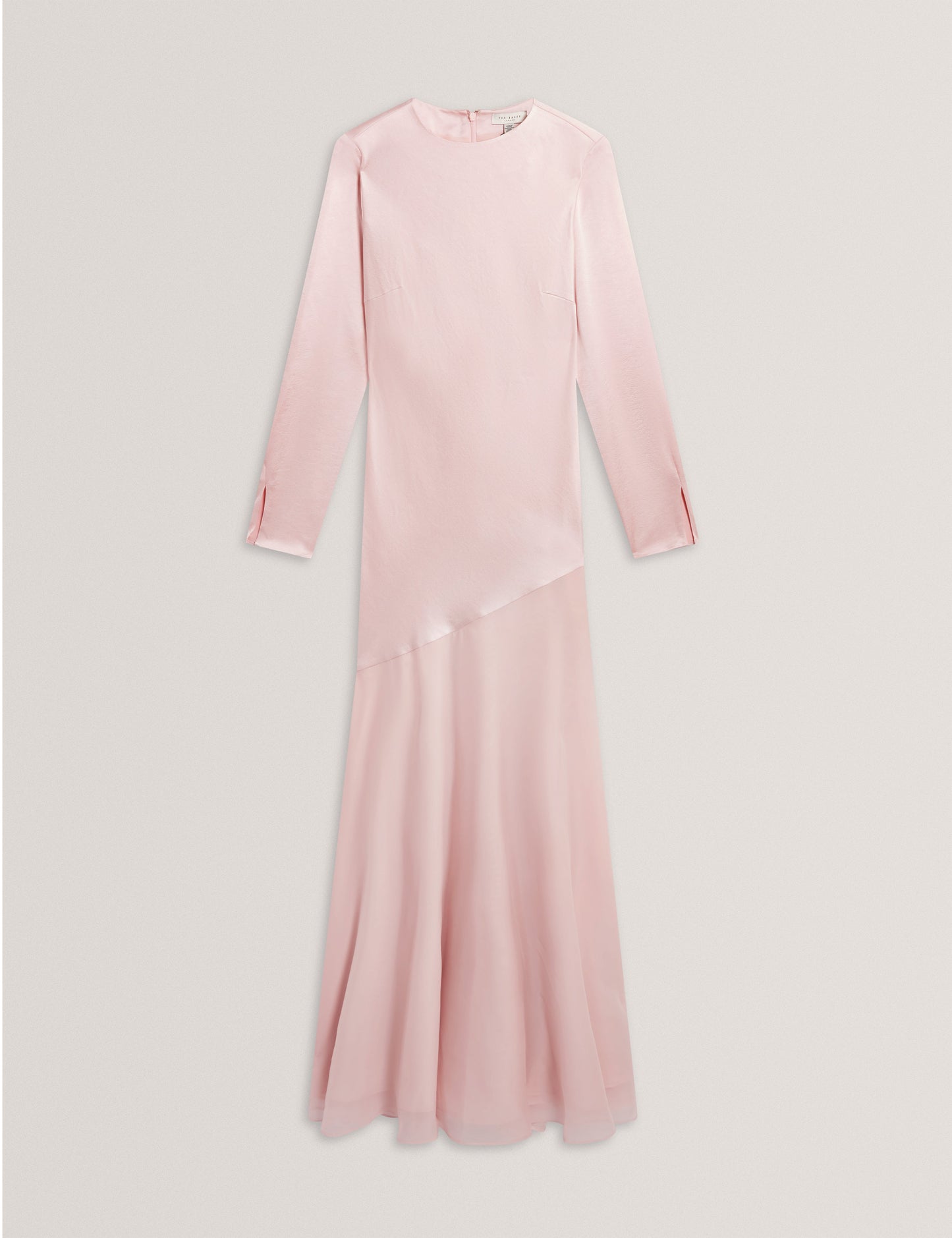 SHKYE: Diagonal Waist Seam Maxi Dress