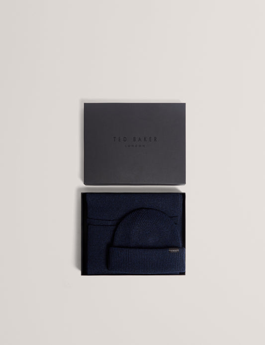 ALLIIYS: Ribbed Hat and Scarf Gift Set