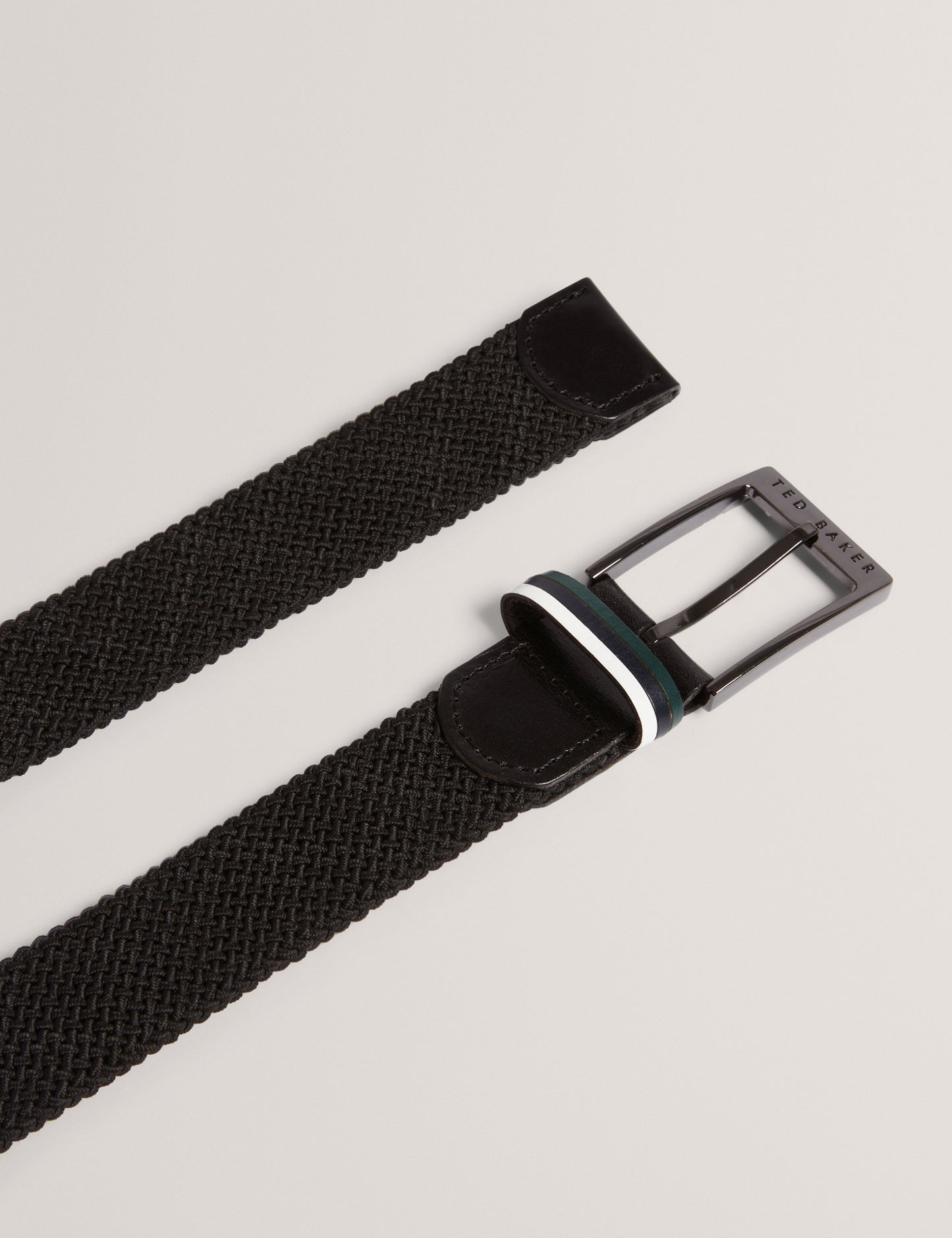 AUSTIIN: Woven Leather Elasticated Belt